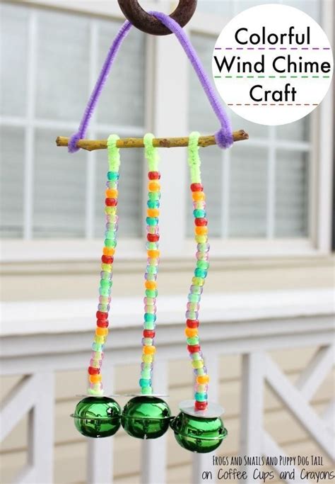 A crayon wind chime art piece