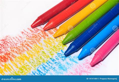 Colorful crayons