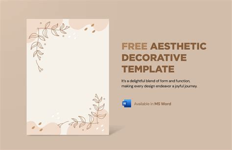 Create Aesthetic Template