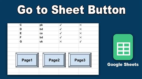 Create Button in Google Sheets