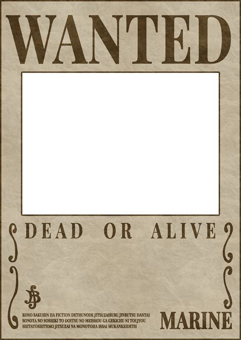 Create Editable Wanted Poster Template