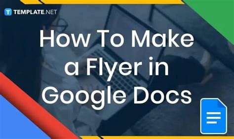 Create Flyer in Google Docs