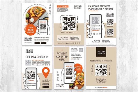 Customizable Flyer Templates With QR Code