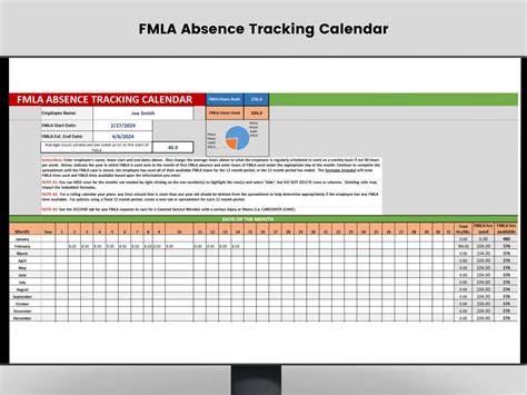 Create FMLA leave tracking template