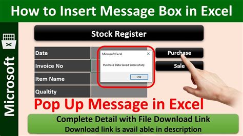 Create Folder with VBA in Excel with Message Box