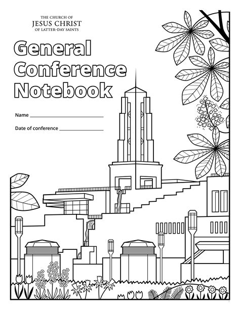 Create Your Own General Conference Coloring Pages