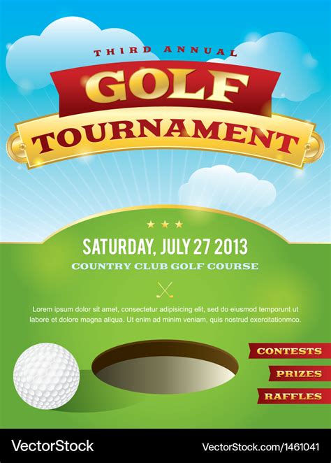 Create Golf Tournament Invitation Template