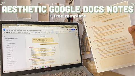 Create your own Google Docs notes template