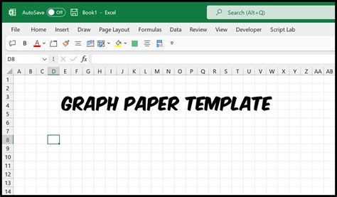 Create Graph Paper in Excel