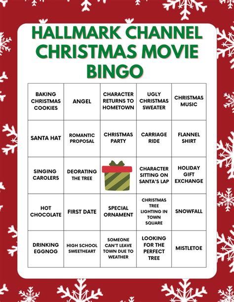 Create Your Own Hallmark Bingo Printables