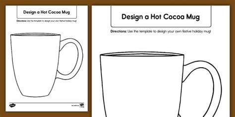 Create a Hot Cocoa Mug Template