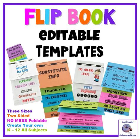 Create Interactive Story Using Editable Flip Book Template