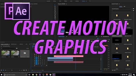 create motion graphics templates