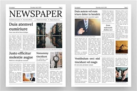 Create Newspaper Template Google Docs