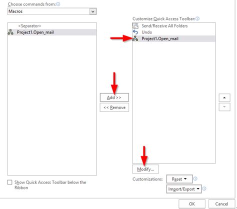 Create Outlook Macro