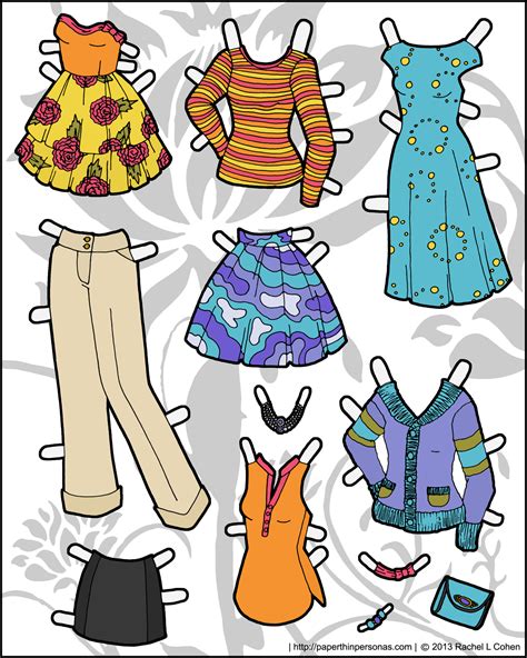 Creating Your Own Paper Doll Clothes