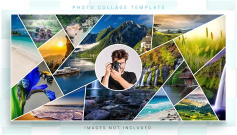 Create Photo Collage Banner Template Example