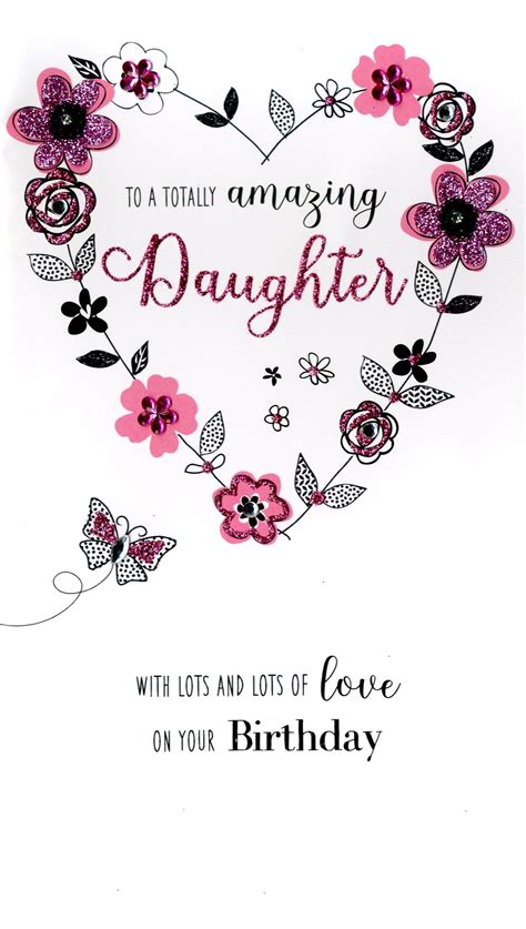 Create Printable Birthday Cards for Daughter