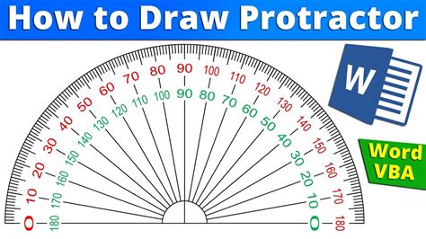 Creating a printable protractor 360 is a simple process