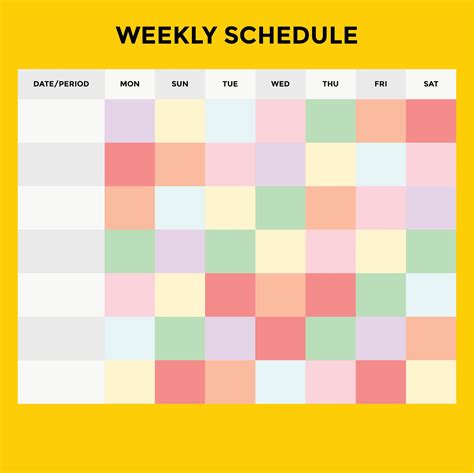 Create Schedule Template