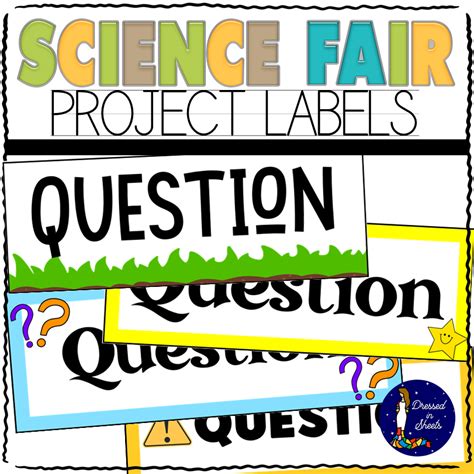 How to Create Printable Science Project Labels