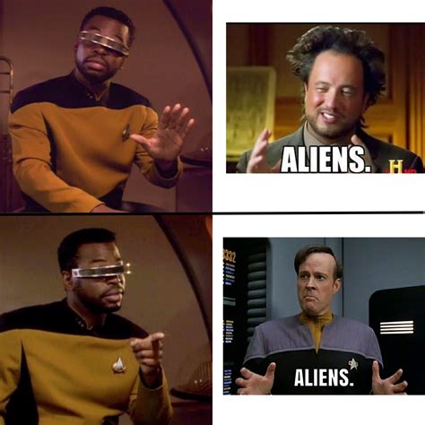 Image of a Star Trek meme template being created