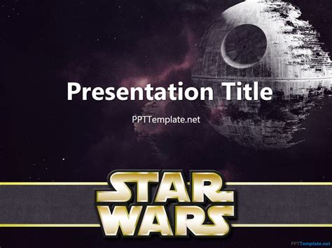 Create Star Wars Google Slides Template