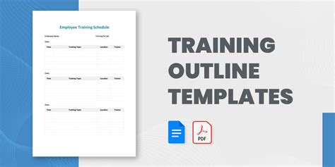 Create Training Agenda Template Word