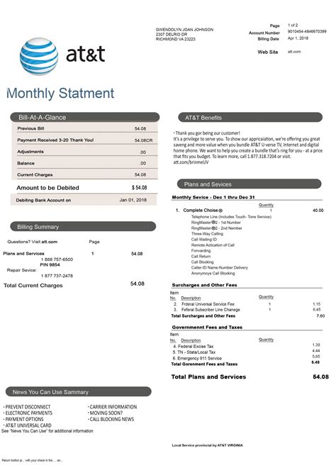 Create Utility Bill Template