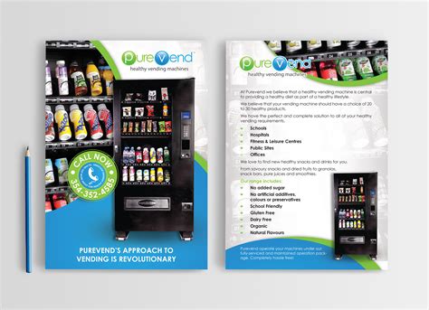 Create Vending Machine Brochure Template