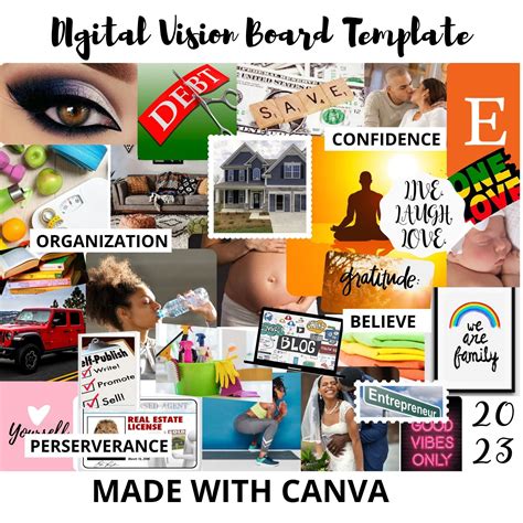 Create Vision Board Canva