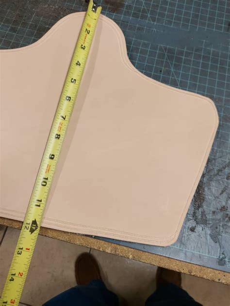 Creating a welding arm pad template