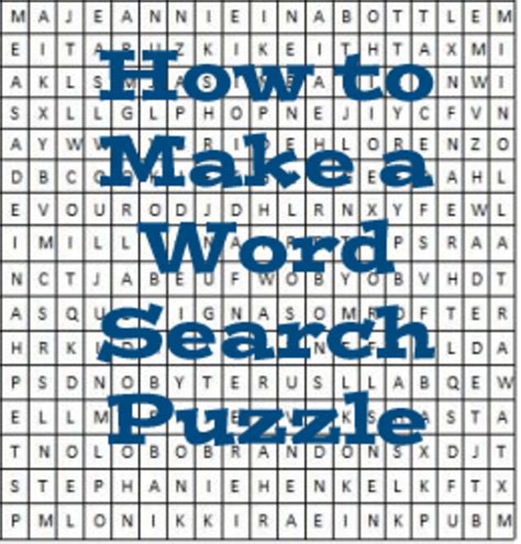 Create Word Search