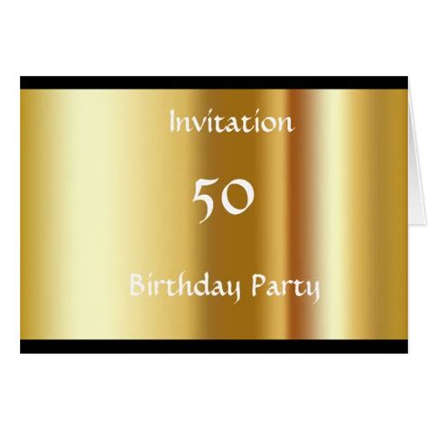 Create Your Own 50th Birthday Card