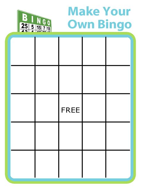 A person creating their own bingo game