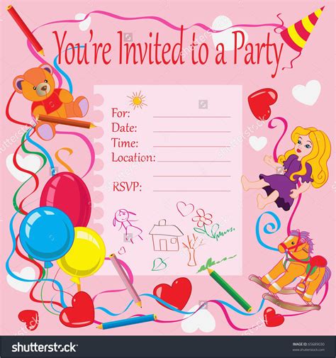 Create Your Own Birthday Invitation Template