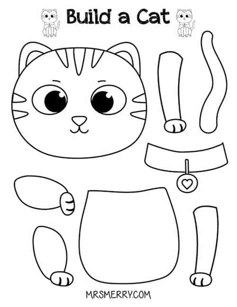 Create your own cat coloring pages