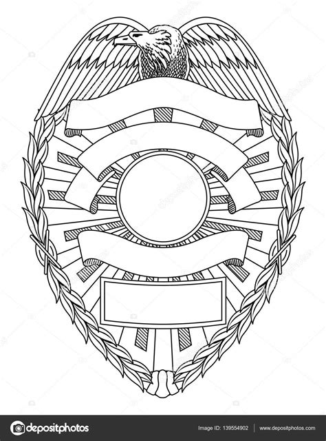 Blank Police Badge Templates