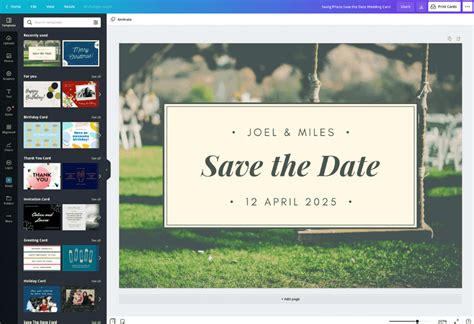 Create Your Own Save the Date Template