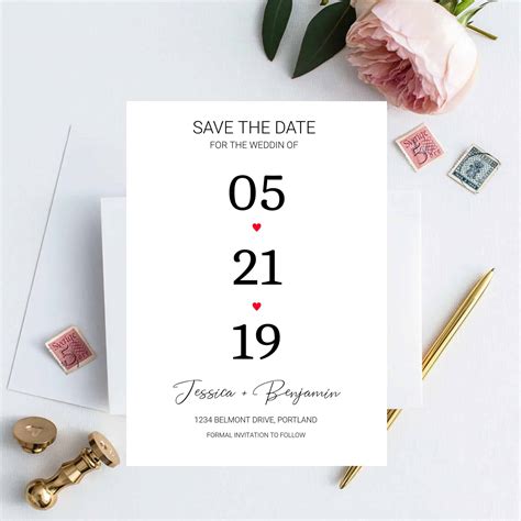 Create Your Own Save the Date Template Tips