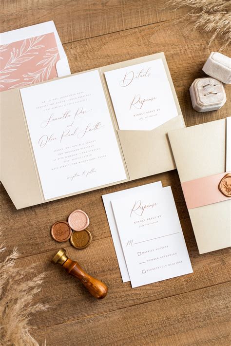 Create Your Own Wedding Invitations With Printable Kits