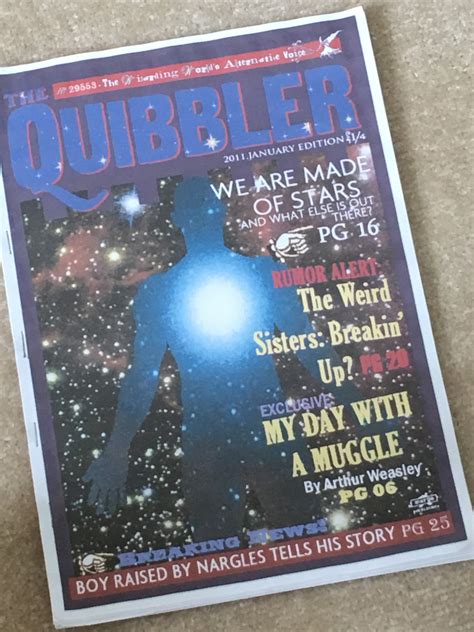 Create Your Own Wizarding Magazine with Printable Quibbler Covers