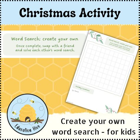 Creating Your Own Word Search Printables