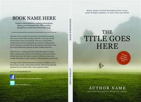 Createspace Book Cover Template Design