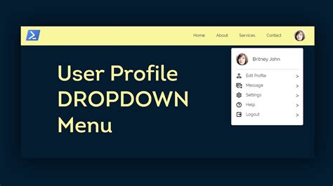 Creating a Drop-Down Menu