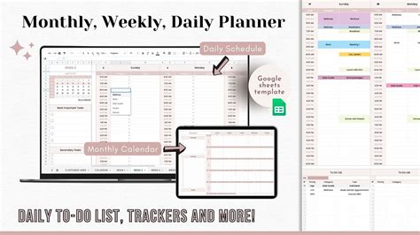 Creating a Google Weekly Planner Template