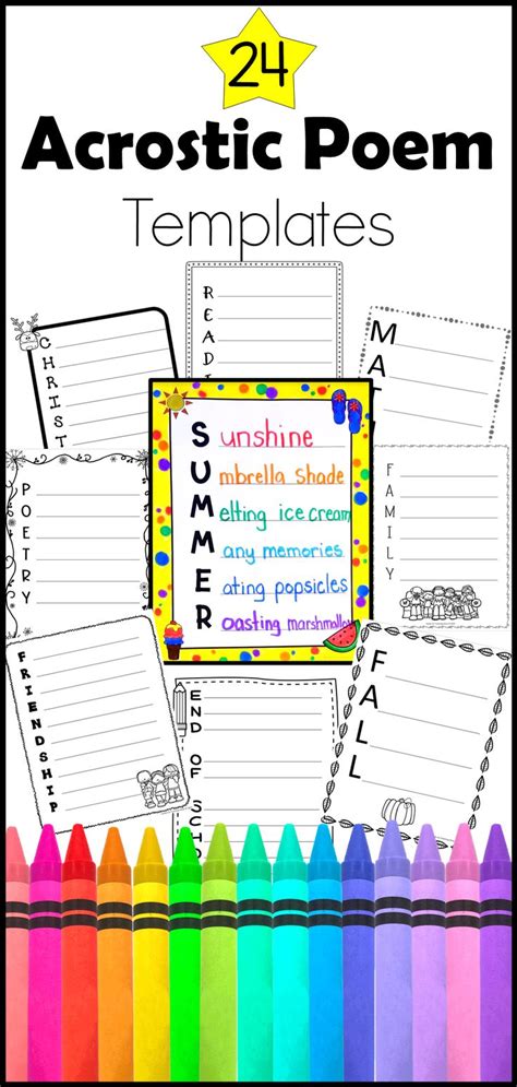 Creating Acrostic Poem Templates