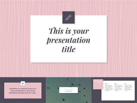 Creating Aesthetic Google Slide Template