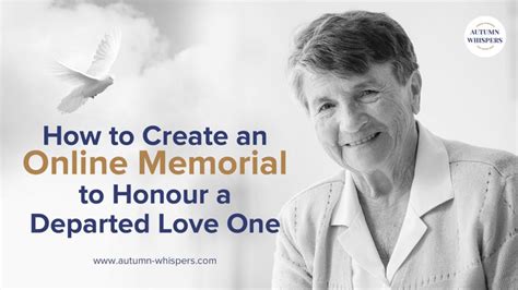 Creating an Online Memorial