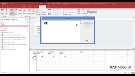 Creating Calculated Field Button